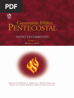 Comentário Bíblico Pentecostal N.T Vol 1