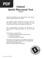 Oxford Quick Placement Test: (Version 1)