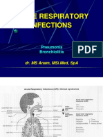 Acute Respiratory Infections: Dr. Ms Anam, Msi - Med, Spa