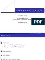 Blowup in Nonlinear Parabolic Equations