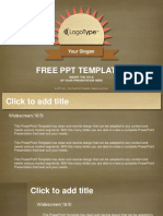 Wood Texture Abstract PPT Templates Widescreen