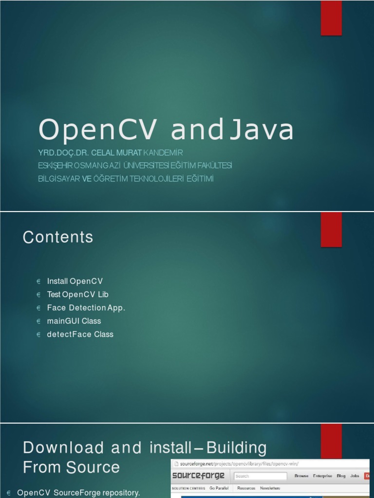 Face Recognition in Java | PDF | Library (Computing) | Eclipse (Software)