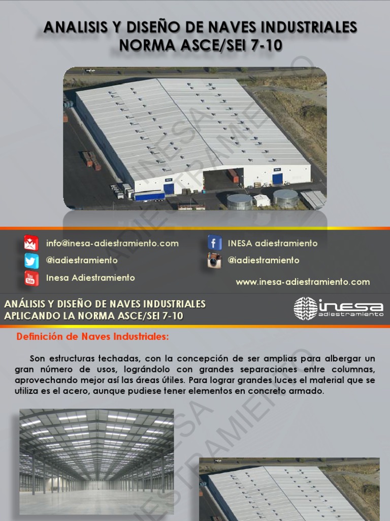 Diseño de Naves Industriales | PDF | Herida | Barlovento y sotavento