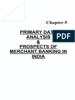 Merchant Banking Analysis in India