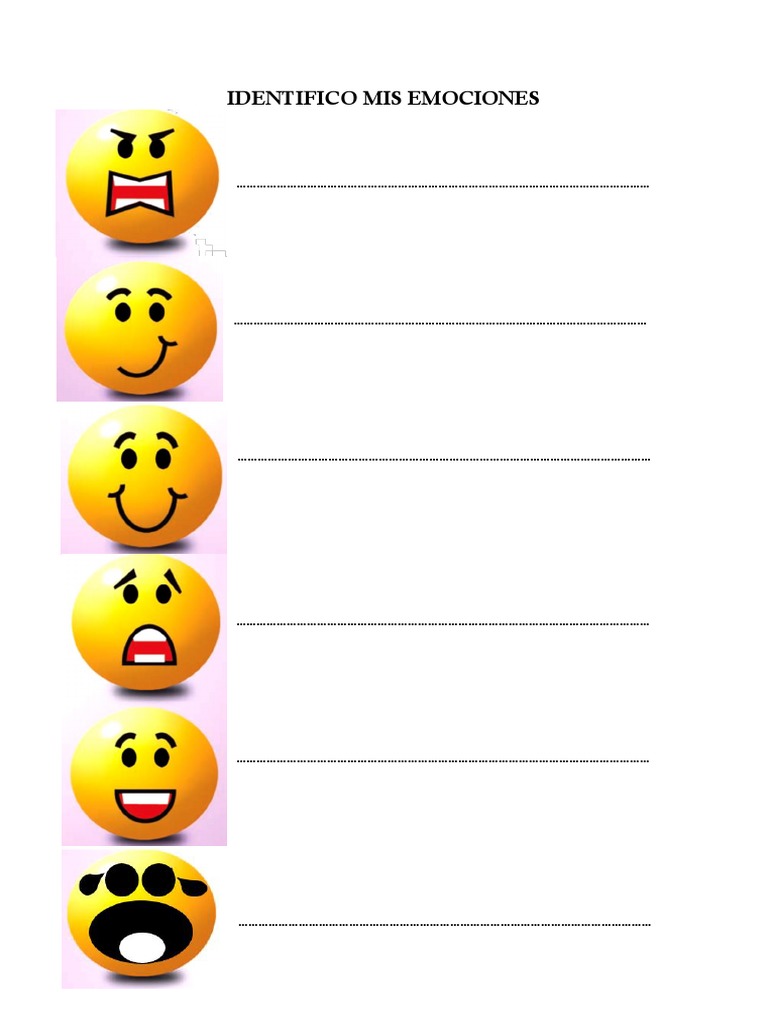 Identifico Mis Emociones | PDF