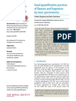 Good Quantification Practices of Flavours and Fragrances by Mass Spectrometry