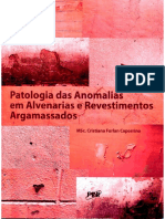Livro Patologias Alvenaria e Revestimentos Argamassados PDF