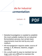 Media for Industrial Fermentation Processes