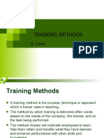 Training Methods: H. Louis