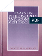 Daniel M. Hausman - Essays On Philosophy and Economic Methodology-Cambridge University Press (1992)