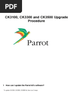 Actualizacion Parrot Ck3100