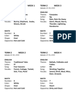 Gfhijklmnterm 2 Week 1 Term 2 Week 3: January 6-10, 2019 January 20-24, 2019