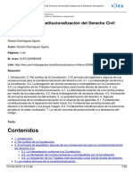 Constitucionalización Del Derecho Civil