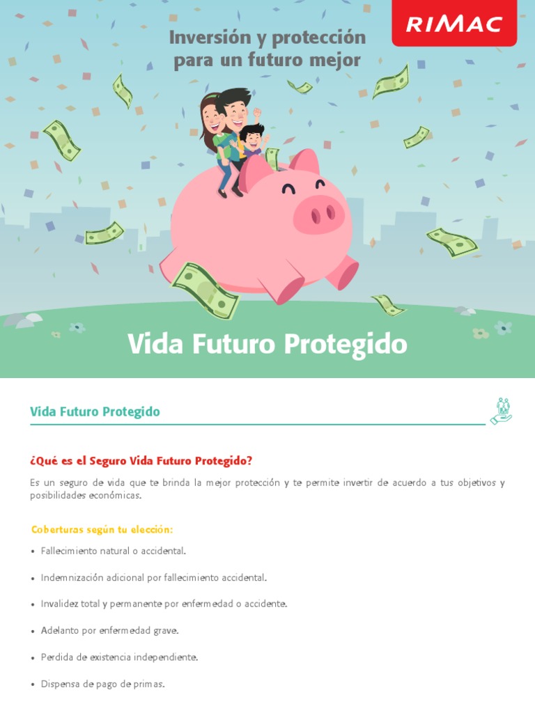 Seguro Vida Futuro Protegido Rimac | PDF | Seguro de vida | Seguro