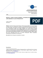 Brazil - Rapid Development, Internationalization, and Middle Class Formation.2013