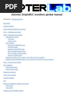 Copterlab - Alexmos Brushless Gimbal Documentation SimpleBGC EN PDF