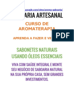 Saboaria Aroma - Saboaria Aromaterapia - Saboaria Artesanal - Sabonete Natural (NEGÓCIO SABOARIA ARTESANAL) )