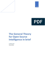 The General Theory for Open Source Intelligence in Brief. A proposal.