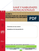 Clase 5 Los Modos de Razonamientos Argumentativos.