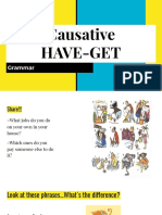 Causative HAVE-GET Grammar