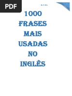 1000 frases mais usadas no inglês