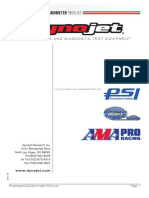 Powersports Dynamometer Pricelist: Dynamometer and Diagnostic Test Equipment