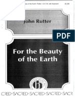 For The Beauty of Earth Rutter