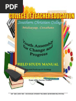 Field Study Manual: Queenie Rose S. Tubiano