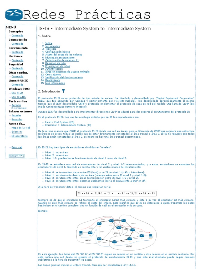 Isis | PDF | Enrutador (Computación) | Protocolos de internet