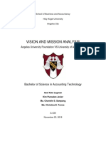 Vision and Mission Analysis: Angeles University Foundation VS University of Assumption