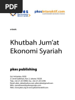 Ekonomi Kumpulan Khutbah Jumat Tentang Ekonomi Syariah PDF