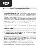 Contrato de Locação