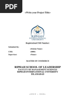 Project Report Appendix Guidelines | PDF | Citation | Written Communication
