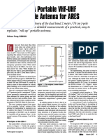 The DBJ-2: A Portable VHF-UHF Roll-Up J-Pole Antenna For ARES