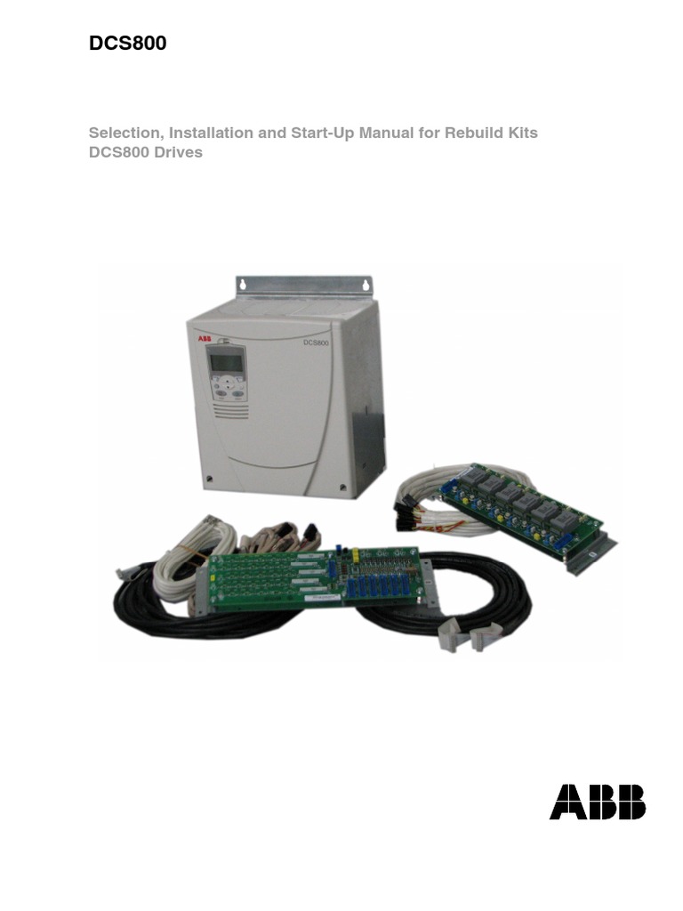 DCS800 Drive Installation Manual | PDF | Electrical Connector | Power ...