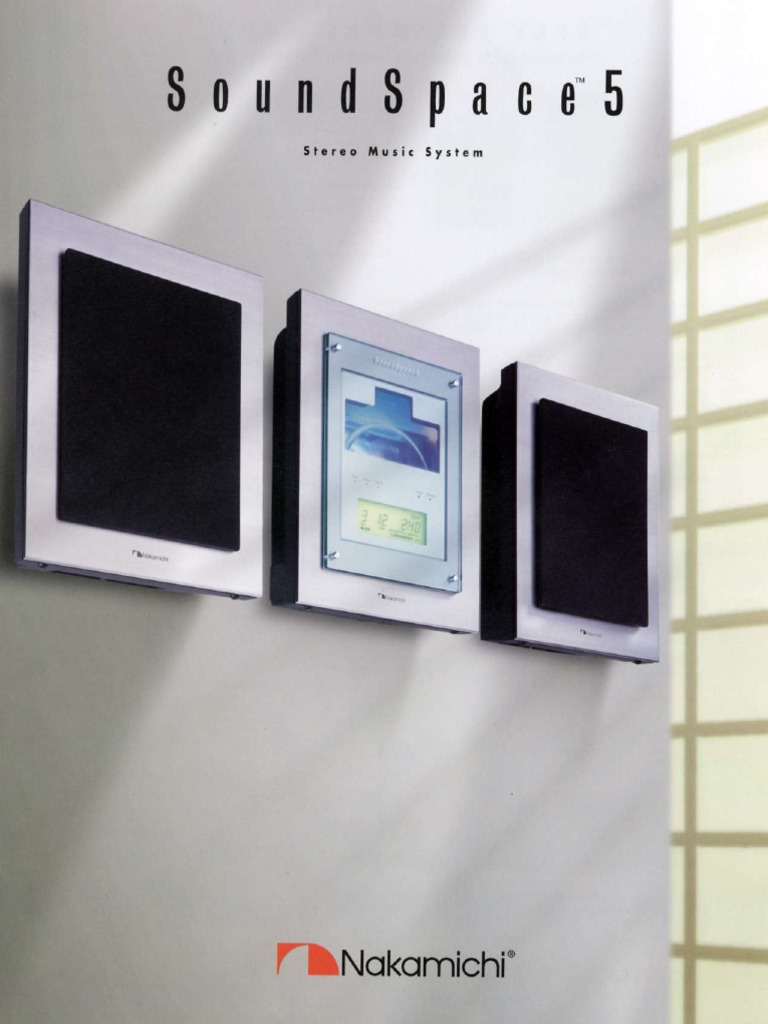 その他 Nakamichi soundspace5 Nakamichi SoundSpace 5 Stereo Music System 3 Disc CD FM AM Tested