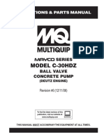 Model C-30Hdz: Operations & Parts Manual