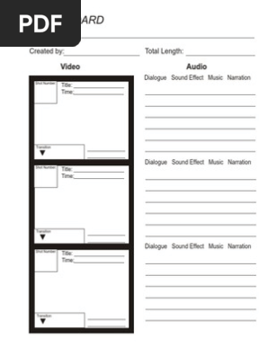 Blank Storyboard