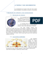 Tema 1 La Tierra y Sus Movimientos