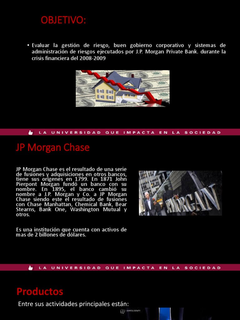 Gestión de Riesgo en JP Morgan 2008 | PDF | JPMorgan Chase | Economía ...
