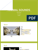 Animal Sounds: Dhea Ivanka XI Science English