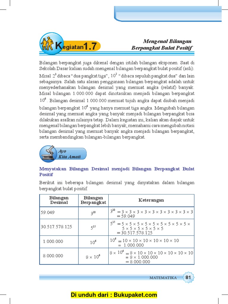 49+ Contoh dan jawaban soal matematika pangkat bulat positif information