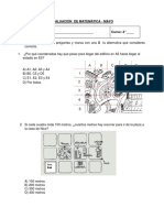 Evaluación Matematica 4ºB - Mayo