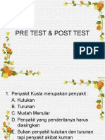 Pre Test & Post Test Kusta