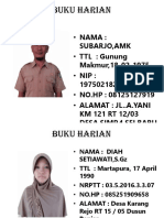 Buku Harian Puskesmas