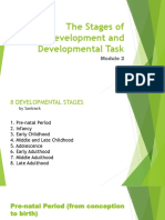 The Stages of Development and Developmental Task