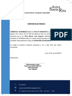 Lucha contra corrupción e impunidad constancia trabajo cajera multifuncional