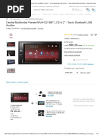 Central Multimídia Pioneer MVH-G218BT LCD 6,2” - Touch Bluetooth USB Auxiliar - Central Multimídia Automotiva - Magazine Luiza