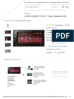 Central Multimídia Pioneer MVH-G218BT LCD 6,2” - Touch Bluetooth USB Auxiliar - Central Multimídia Automotiva - Magazine Luiza