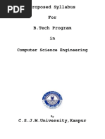 Cse Syallabus For CSJM University